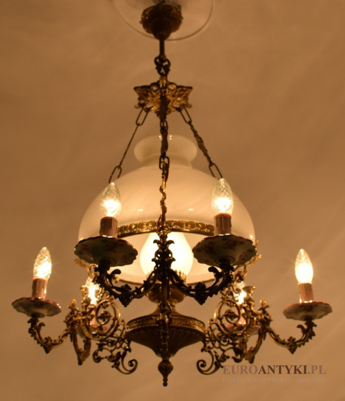 antyczna lampa sufitowa
